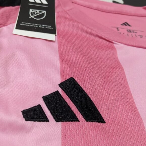 Messi #10 Inter Miami CF 25/26 Home Pink Adidas Jersey - Picture 5 of 12